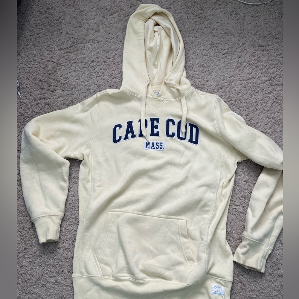 Pale Yellow Cape Cod hoodie matching set